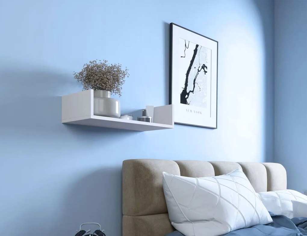 Рафтове Zento - Бял - Дължина: 60 см