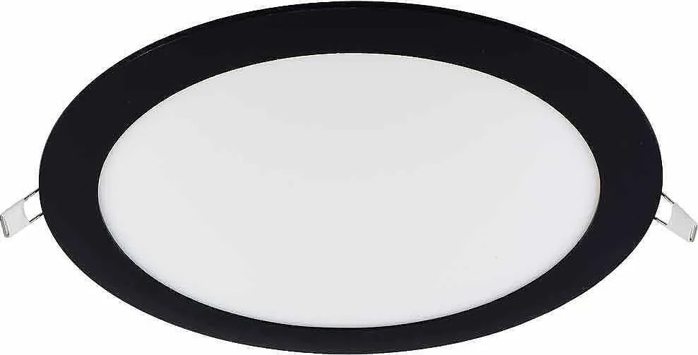 LED панел ESTE, черен, 18W, 4000K