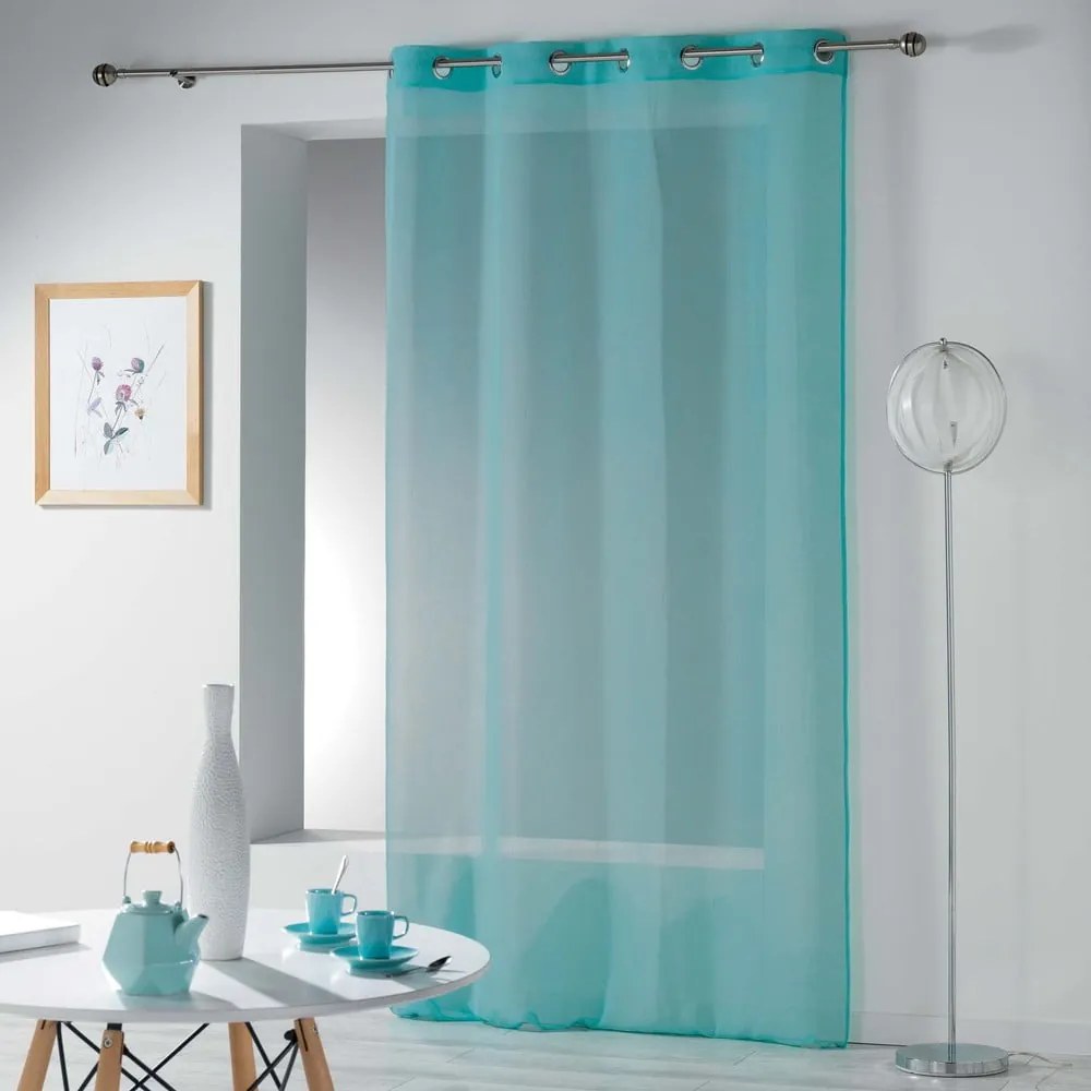 Тюркоазена завеса 140x240 cm Telma – douceur d'intérieur