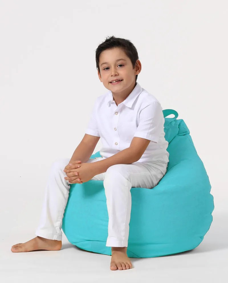 Градински пуф Premium Kids, цвят Тюркоаз