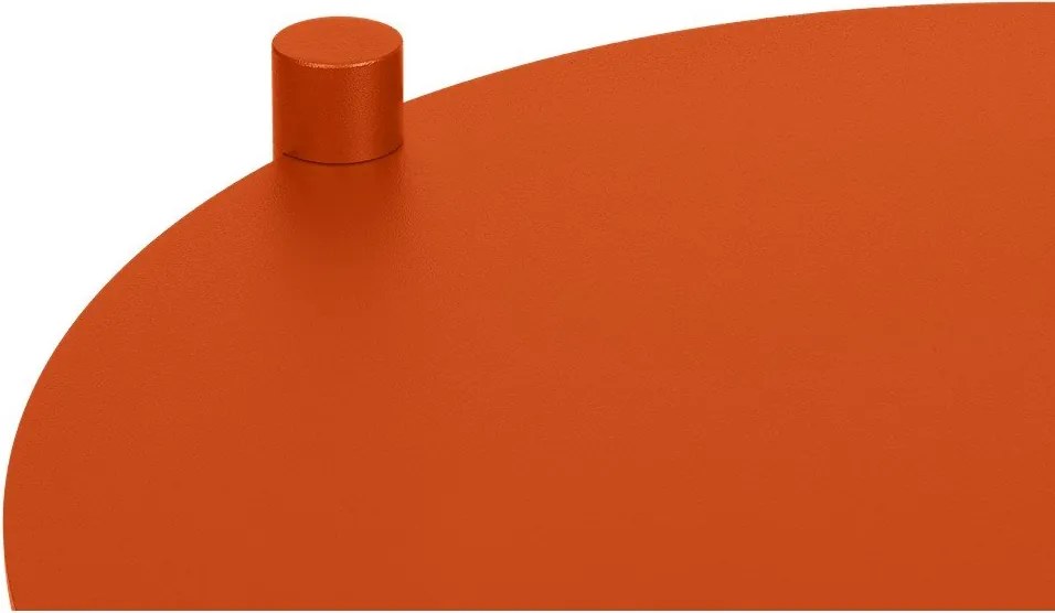 Стоманена кръгла странична масичка 41x40 cm Ande – noo.ma