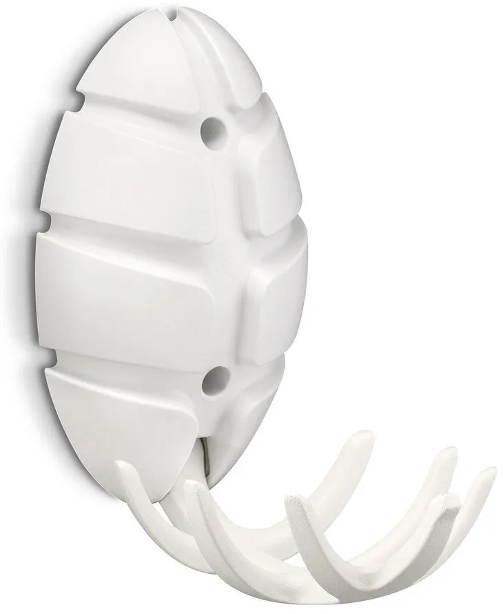Бяла стенна кука Bug - Spinder Design