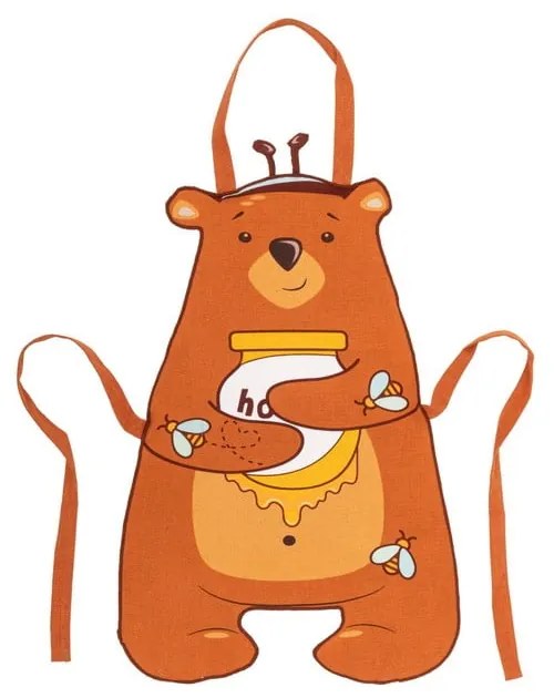 Детска престилка, изработена от рециклиран памук Honey - Tiseco Home Studio