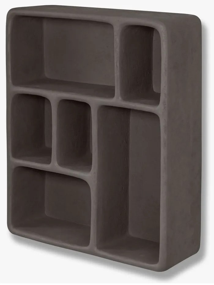 Тъмно сив двуетажен рафт от камък Art Studio - Mette Ditmer Denmark