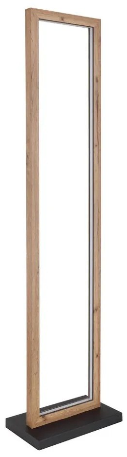 Globo 67287S - LED подова лампа MANDERA LED/24W/230V кафява/черна