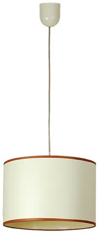 Пендел ХОЛИДЕЙ, ø300, крем, абажур Текстинел Крем-2, 1xE27