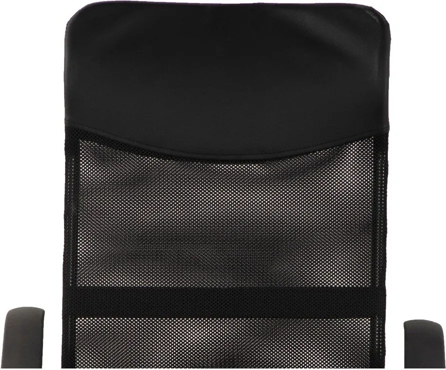 Черен тапициран офис стол Arco – Bonami Essentials