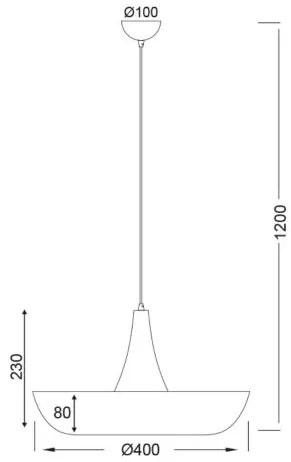 Покривна лампа Dequan-Black