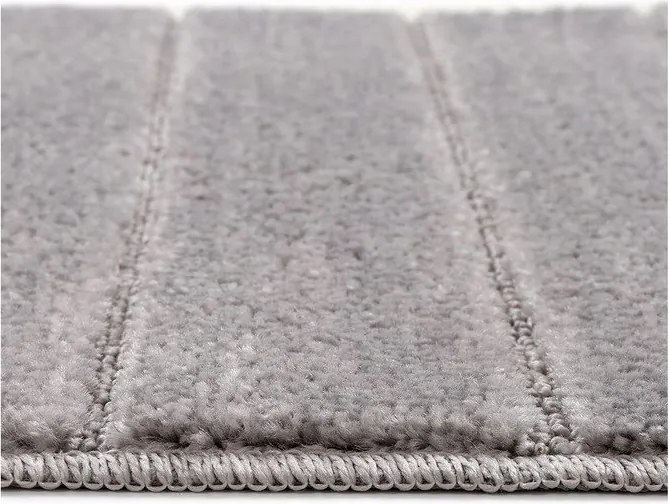 Сиви килими за баня в комплект 2 бр. 50x80 cm Yeni Cizgli – Foutastic