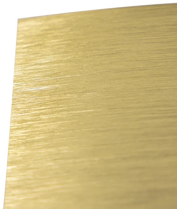 Дизайнерска стенна лампа черна и златна със светлинен ефект - Amy