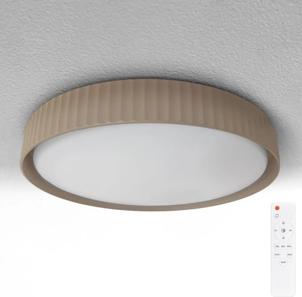Brilagi - LED димируемо таванно осветително тяло LUCIA LED/48W/230V Ø 41 см кафяво+ДУ
