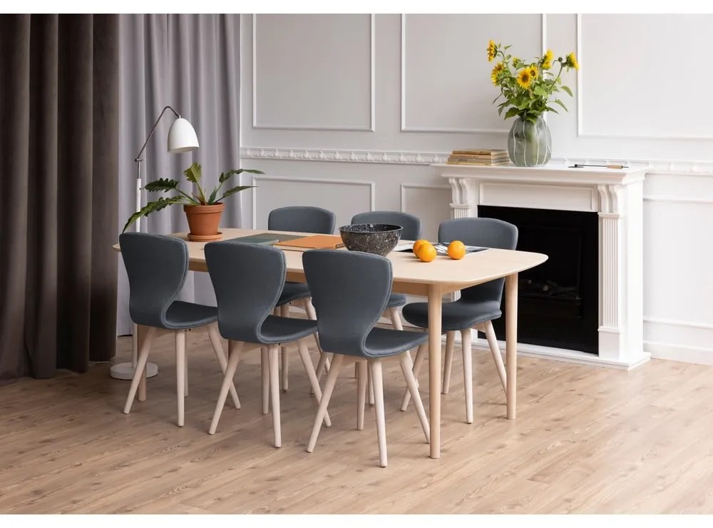 Сгъваема маса за хранене с плот от дъб 210x100 cm Aston - Actona