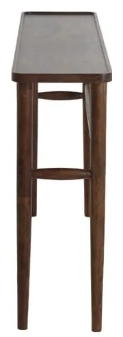 Кафява конзолна маса от масивна акация 30x140 cm Qiano – Light &amp; Living