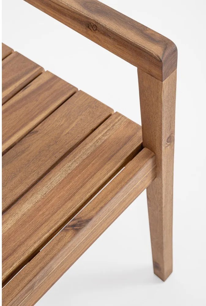 Градински стол от масивно дърво в естествен цвят Rodano – Bizzotto