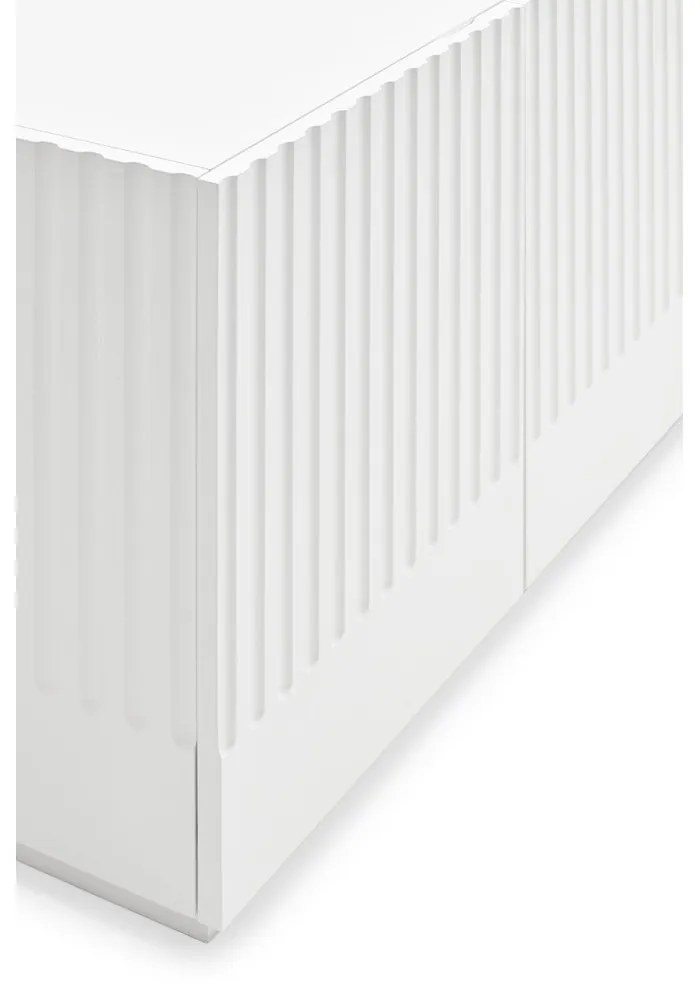 Бял скрин с чекмеджета , ширина 200 cm Doric - Teulat