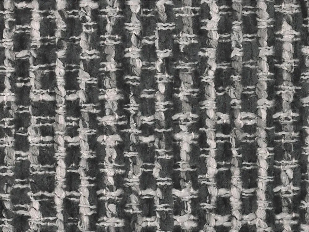 Тъмносиво двойно легло 200x200 cm тапицирано с място за съхранение с включена подматрачна рамка Solange – Micadoni