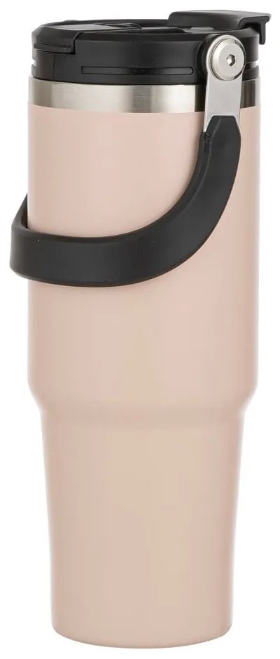 Бежова бутилка за пътуване бутилка от неръждаема стомана 1 l Eco – Ladelle