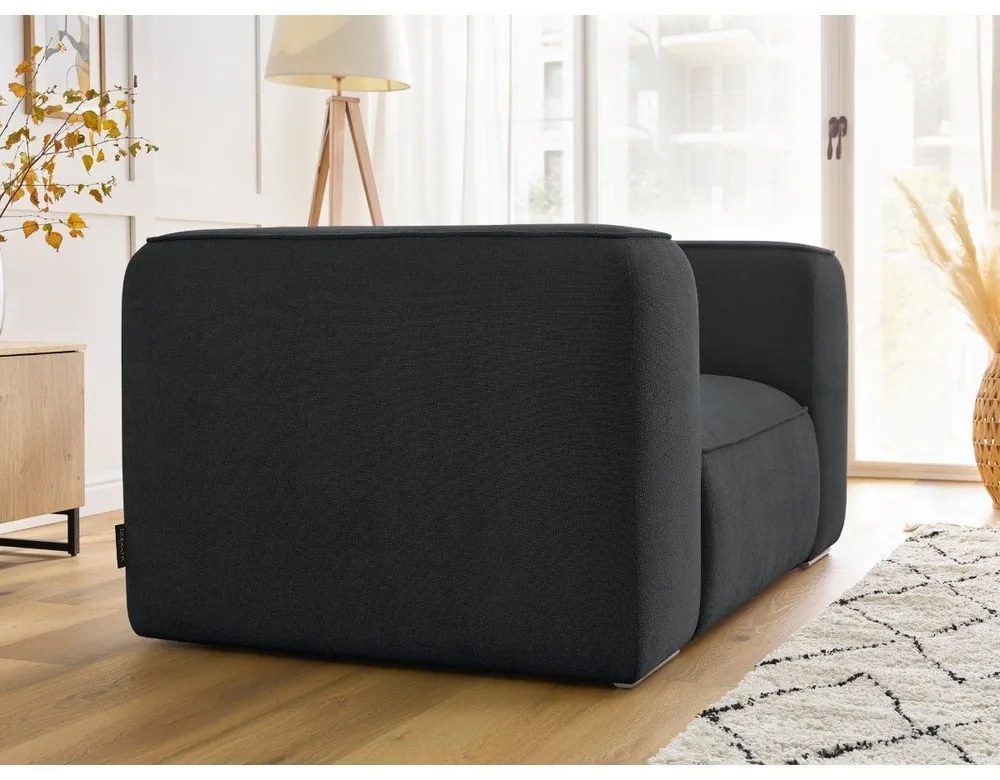 Тъмносиво кресло Zephyr – Bobochic Paris