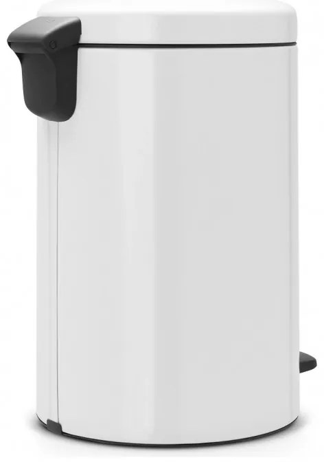 Кош за боклук с педал Brabantia NewIcon 649034, 20 л, Плавно затваряне, Противоплъзгаща основа, Бял