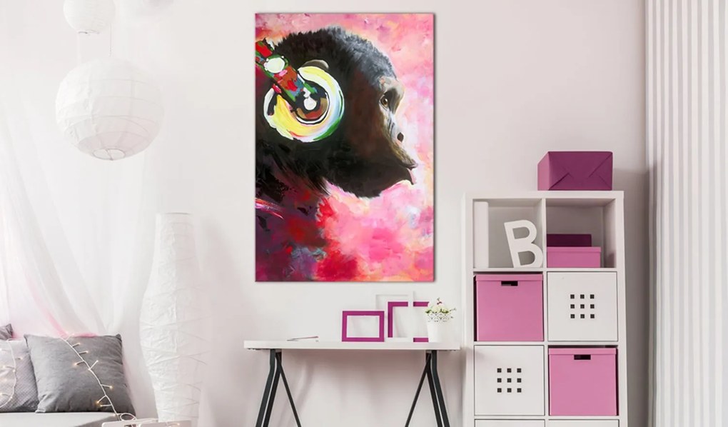 Canvas Seal - Monkey Music 40x60