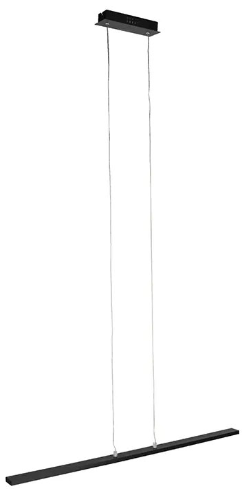 Модерна висяща лампа черна 90 см с LED - Banda