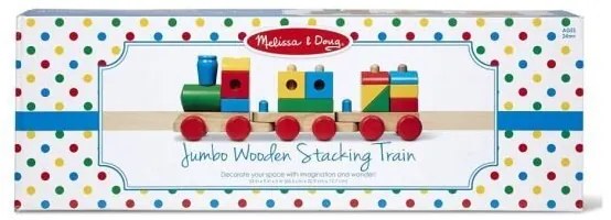 Дървен шарен влак - Melissa and Doug