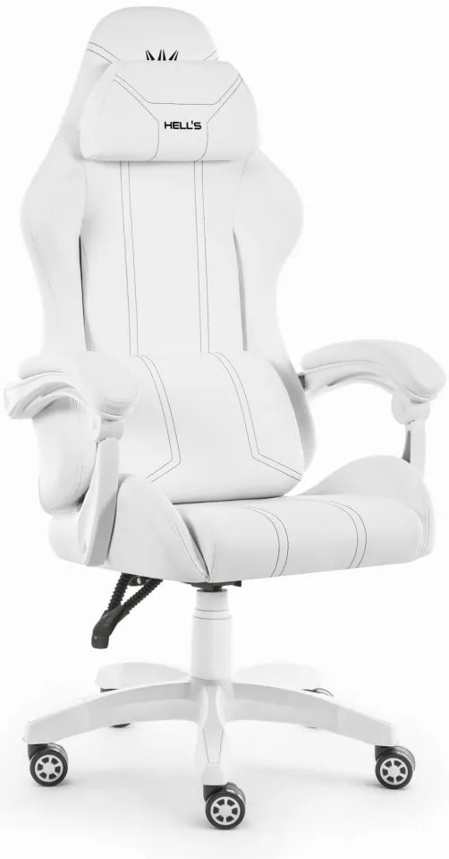 Ергономичен геймърски стол HC-1014 - бял
