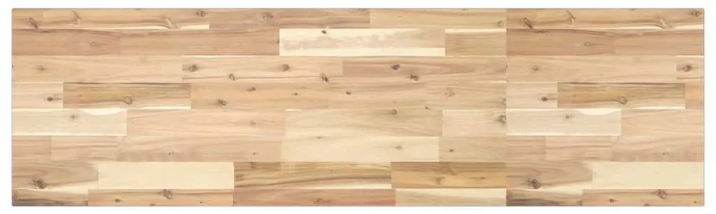 3279660 vidaXL Плот за баня, необработен, 160x40x2 см, масивно дърво акация