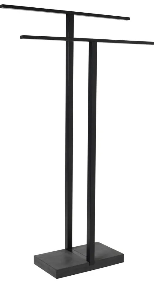 Черна метална стойка за кърпи, височина 86 cm - Blomus