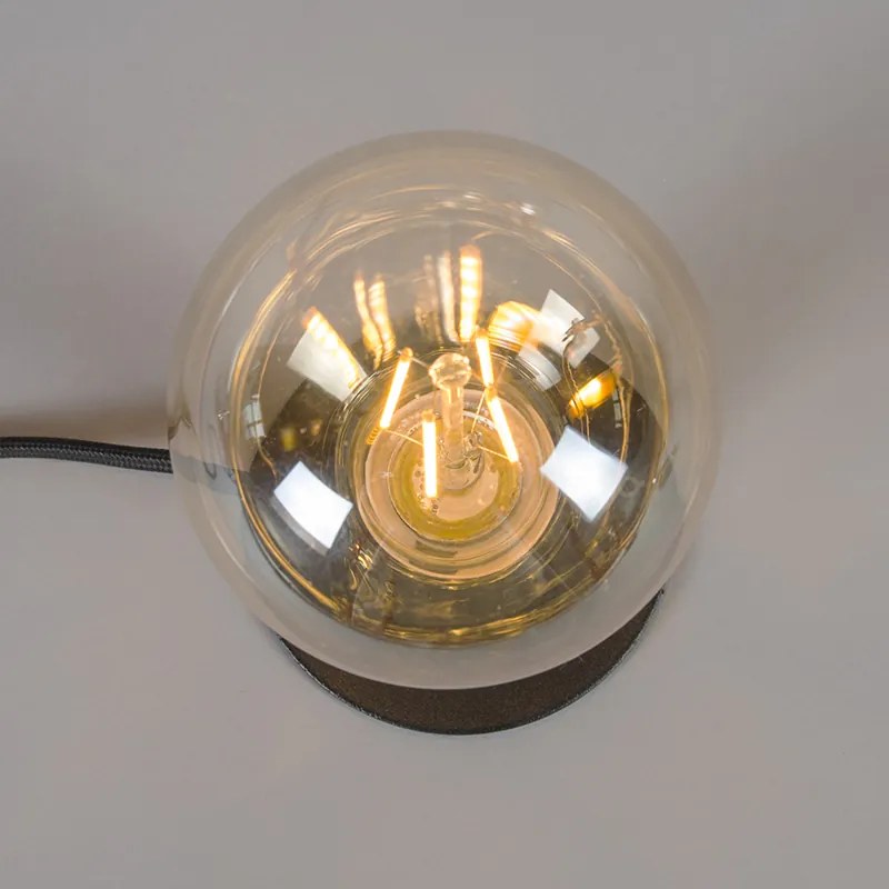 Модерна настолна лампа черна - Facil