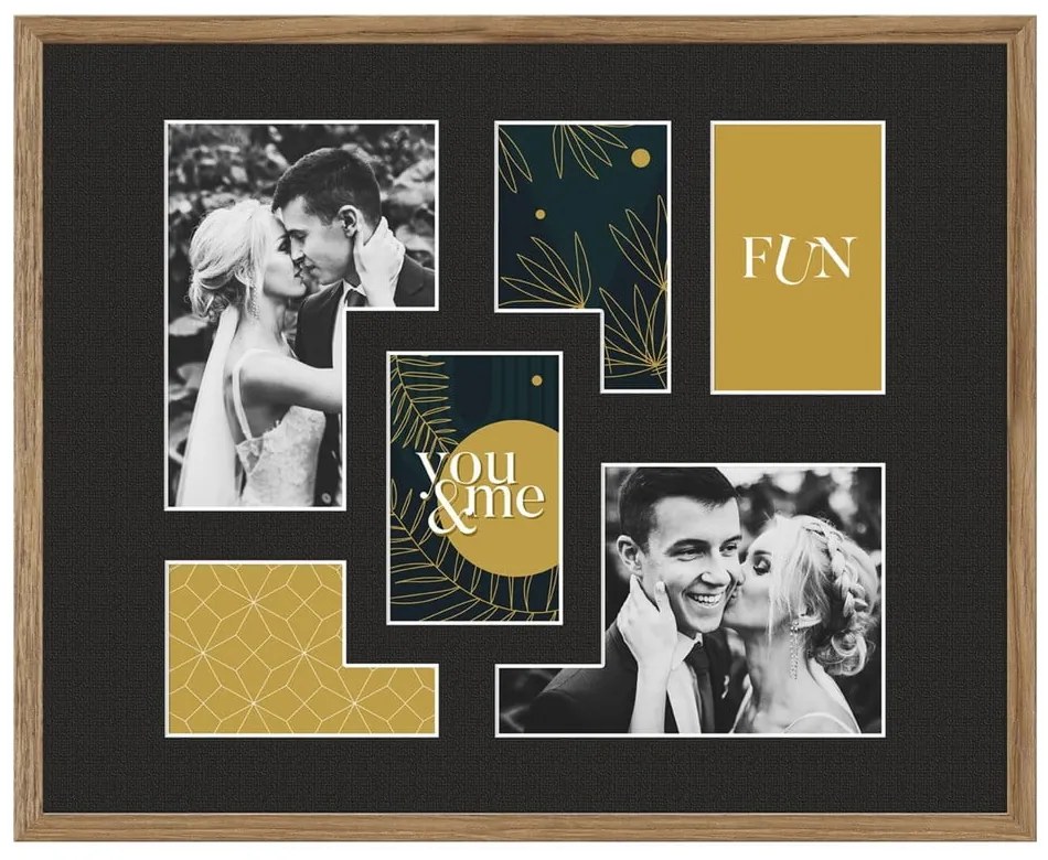 Рамка 42x52 cm Kyoto Black - Styler