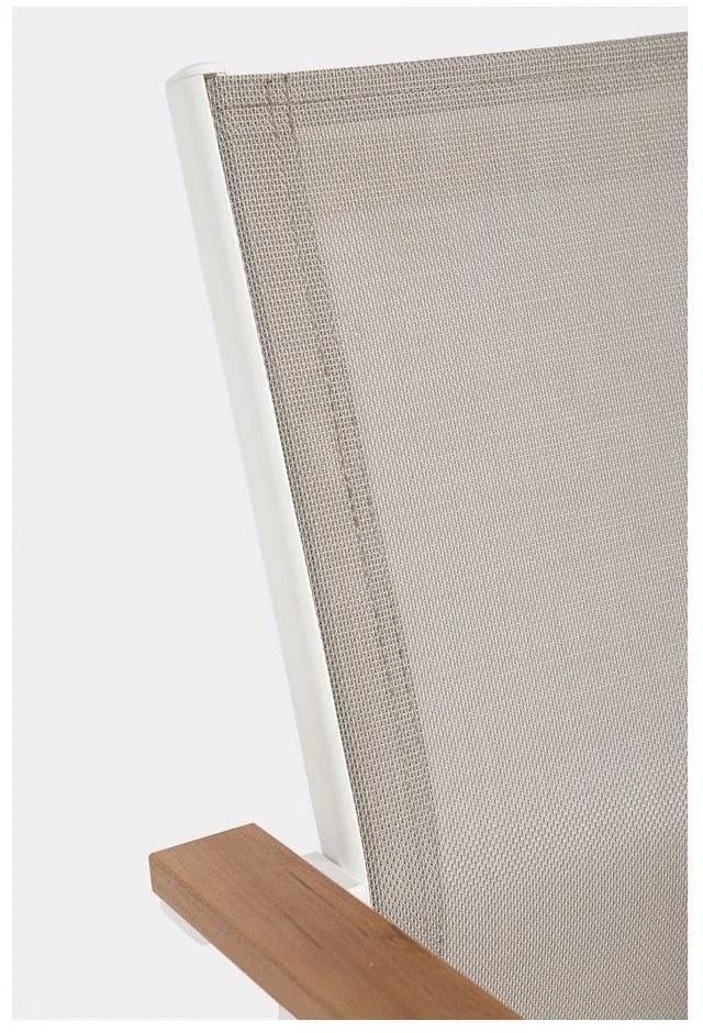 Бели градински столове в комплект от 4 бр. метални Heta – Bizzotto