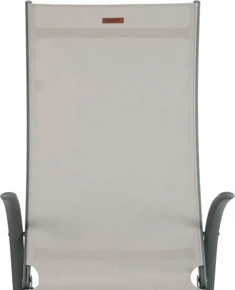 Сгъваем шезлонг Hesperide Samba, Алуминий - Махагон