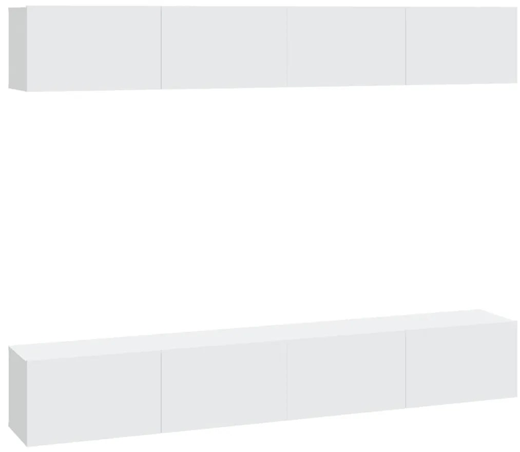 3114190 vidaXL Стенни ТВ шкафове, 4 бр, 100x30x30 см