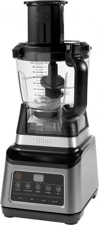 Блендер Ninja BN800EU, 1200W, 2.1 л, 3в1, Auto-iQ, 3 скорости, 21 000 rpm, Не съдържа BPA, Трошене на лед, Черен