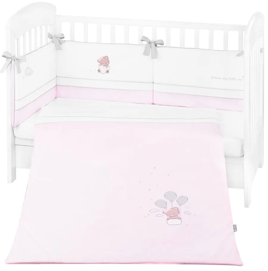 KIKKA BOO Сет 2 части EU STYLE с бродерия 60х120 DREAM BIG PINK