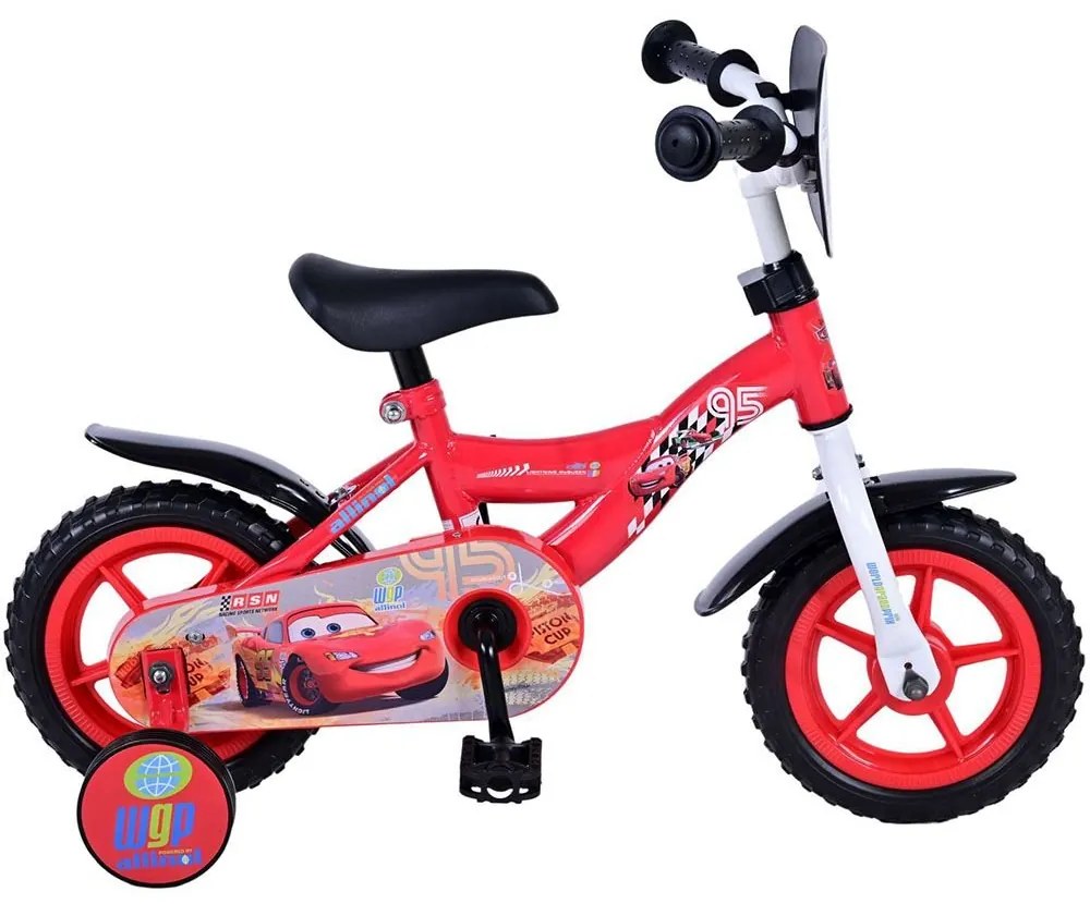 E&amp;L cycles - Детски велосипед с помощни колела, Дисни Колите, 10 инча