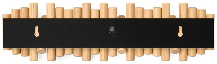 Стенна закачалка от масивен бор в естествен цвят 61 cm Picket – Umbra