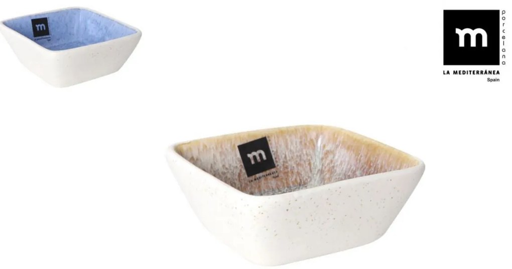 Сет купа LA MEDITERRANEA Pica, 11х11x4 cm, Порцелан, 2бр