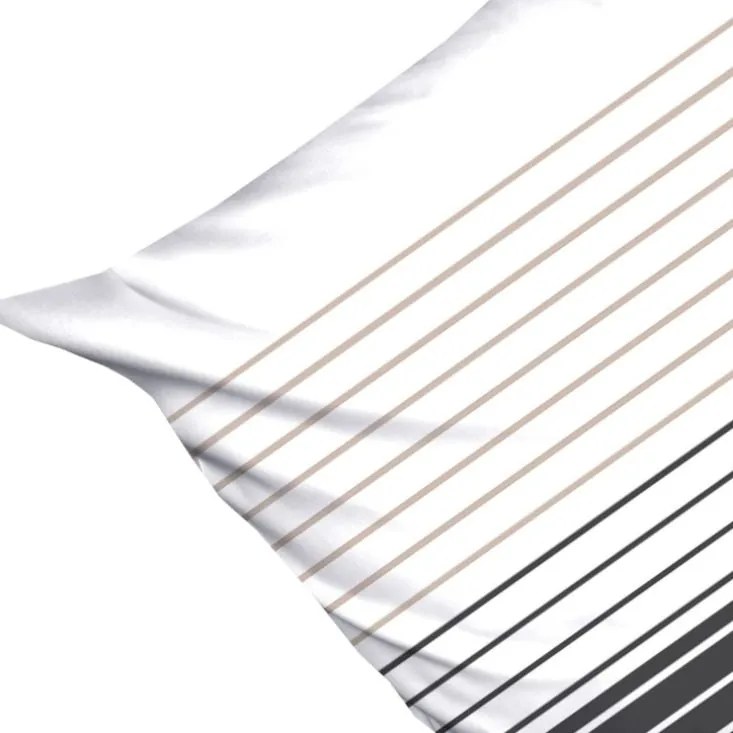 Памучни чаршафи от висококачествен памук - на райета Ширина: 140 см | Дължина: 200 см