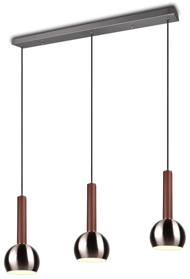 Сиво висящо осветително тяло Ciliana – CINQUE