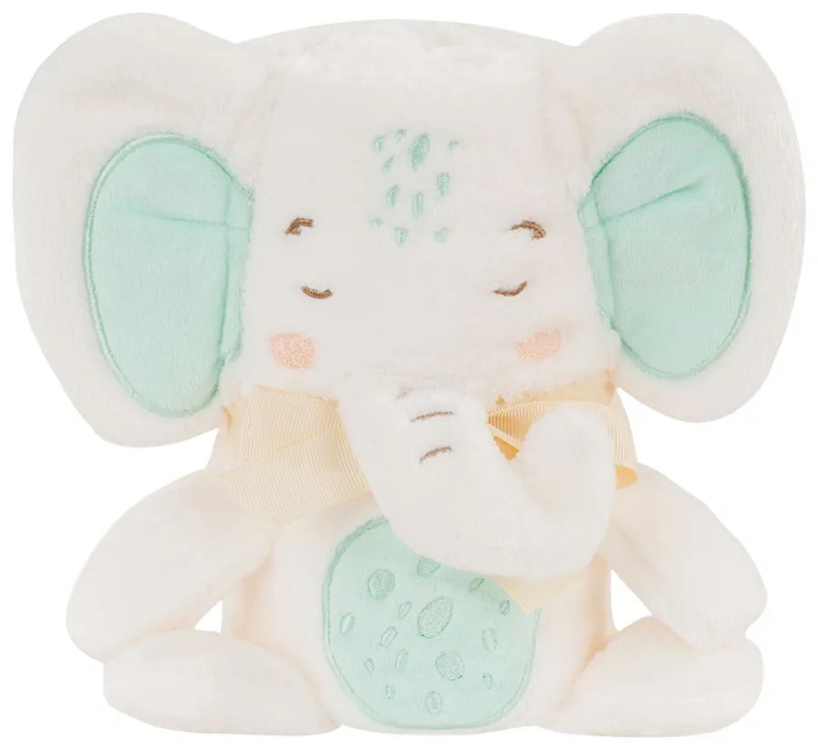 KIKKA BOO Бебешко одеяло с 3D бродерия ELEPHANT TIME