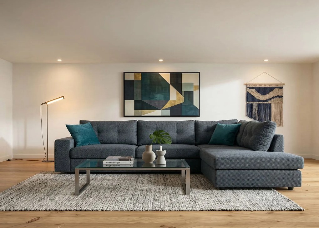 Ъглов диван Hanson-Gray Skouro-Right