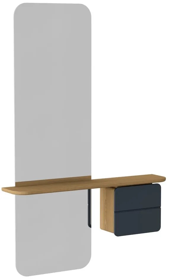 Комплект за коридор в дъбов декор в цвят антрацит-природен One More Look - UMAGE