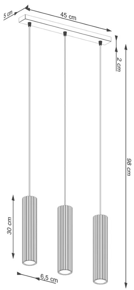 Висящо осветително тяло в тухлен цвят Gleam – Sollux