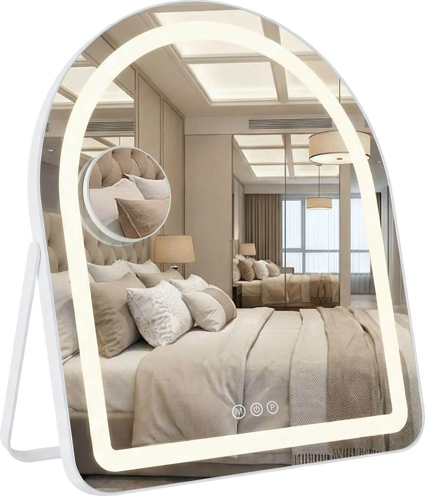 Огледало LED GLAM White 40x45cm