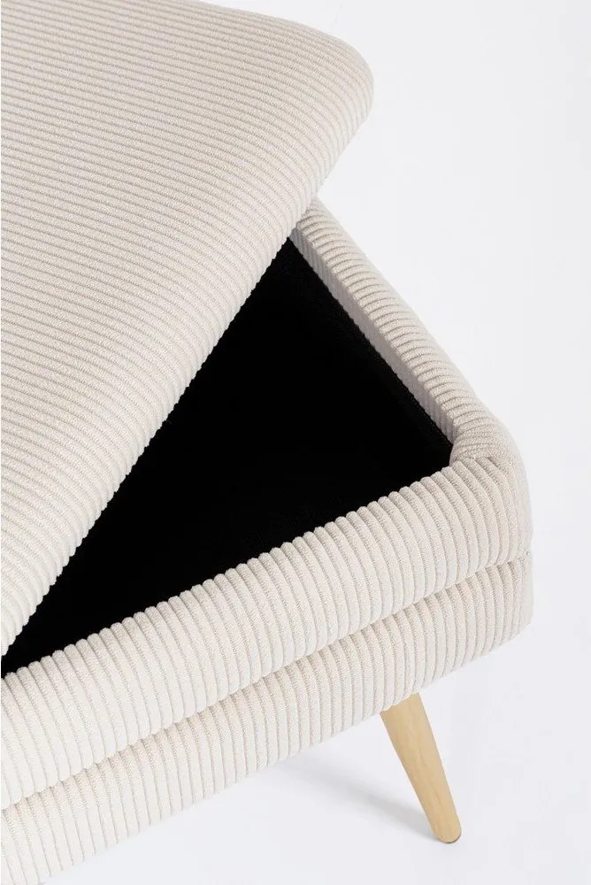 Бяла подплатена пейка Olga – Bizzotto