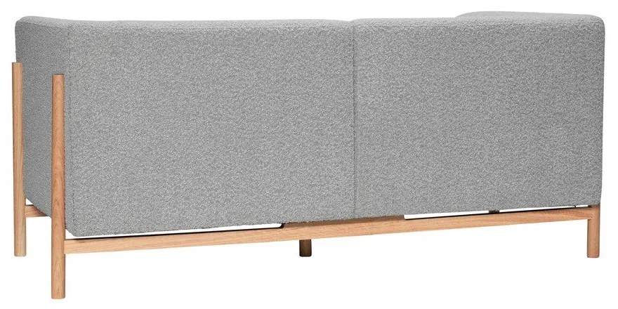 Сив диван 182 cm Moment - Hübsch