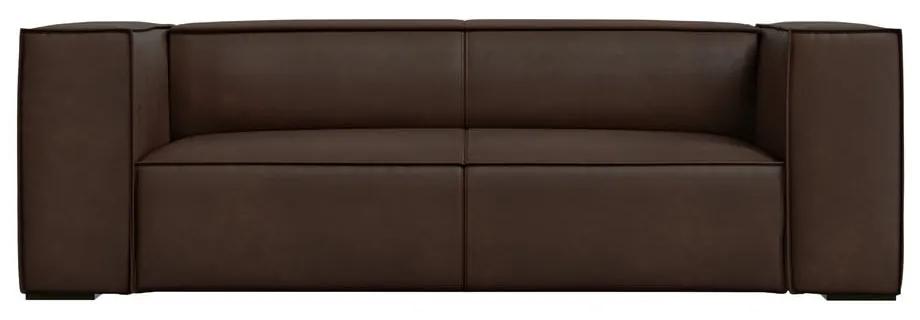 Тъмнокафяв кожен диван 212 cm Madame - Windsor &amp; Co Sofas