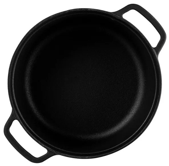 Чугунена тенджера Muhler Tika MR-2448CI, 24x10.5 см, 3.4 л, Индукция, Черен